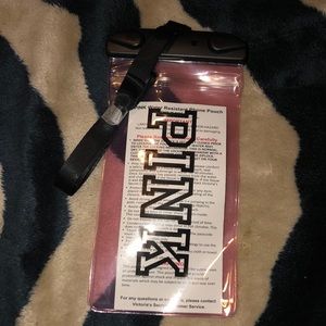 PINK Water Resistant Phone Pouch